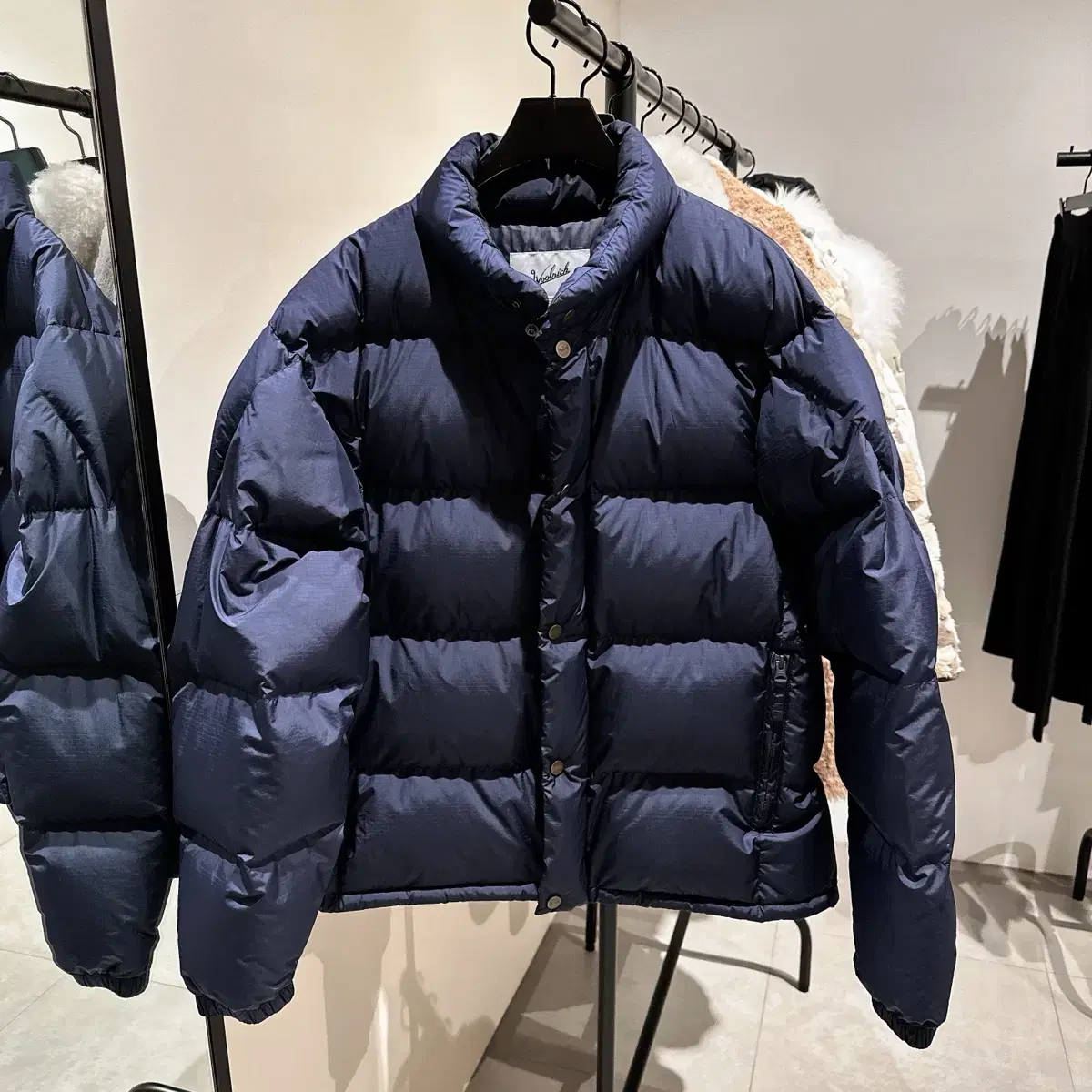 (정품/새상품) Woolrich 울리치 남성 네이비 덕다운 패딩 점퍼